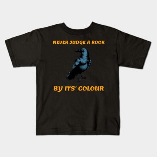 Never judge a rook by its colour Kids T-Shirt